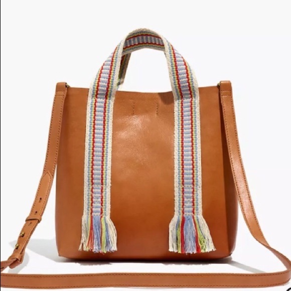 Madewell Handbags - Madewell Medium Transport Tote Woven Handle NWT